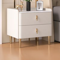 Meubles de chambre modernes et simples, tables de chevet en ardoise de luxe léger pour chambre à coucher et salon