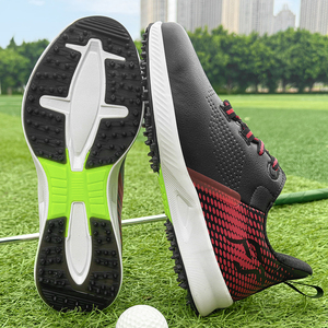 Özel yüksek kalite erkek kauçuk taban su geçirmez kauçuk <span class=keywords><strong>Golf</strong></span> ayakkabıları erkekler için spor rahat taban Mens <span class=keywords><strong>Golf</strong></span> ayakkabıları - Product Image 6