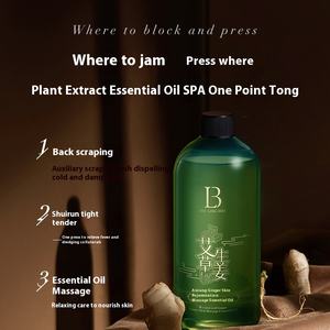 Artemisa <span class=keywords><strong>Jengibre</strong></span> Masaje Té <span class=keywords><strong>de</strong></span> hierbas Infundido Todo el cuerpo Fiebre Desguace Reliever Salón Belleza Volver Aceite esencial - Product Image 4