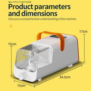 ไดร์เป่าผมเป่าขนสัตว์เลี้ยงอเนกประสงค์สำหรับสัตว์เลี้ยงขนาดเล็กเครื่องเป่าสัตว์เลี้ยงเครื่องเป่าสุนัขสำหรับ <span class=keywords><strong>Shernbao</strong></span> 2700W - Product Image 3