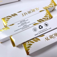 Boîte en carton blanc de luxe personnalisable avec logo pour crème de soin et cosmétiques, emballage cadeau imprimable pour crème visage