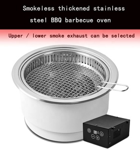 Four à barbecue sans fumée en acier inoxydable 390 pour barbecue commercial - Product Image 1