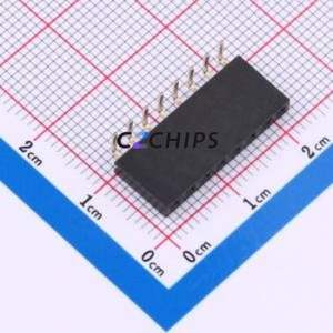 HC-PM254-8.5H-1x8PW Pin Socket Bent Lead Through Hole,P=2.54mm Connector 1x8P 2.54mm Square Hole Right Angle Insert - Product Image 1