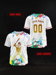 La maglietta a sublimazione personalizzabile MARKAKRALI abbraccia diversi stili sportivi con il Design del modello di stampa del Team mimetico - Product Image 3