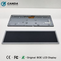 Écran LCD ultra-large de 23 pouces à luminosité élevée de qualité industrielle, taille personnalisable, pour la publicité extérieure