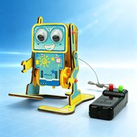 Robot éducatif à commande vocale, kit en bois DIY, certifié CE, matériaux non toxiques pour les étudiants, vente chaude