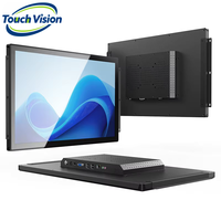 Panel PC Industrial de Marco Abierto de 7-43 Pulgadas, Monitor Táctil Capacitivo, Panel Integrado IP65 Resistente al Agua, Brillo de 250-1500 Nits