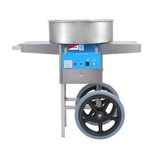 Mg-330 Pro Cotton Candy Machine Floss pièces de rechange alimentées au gaz avec roues fée pour les fêtes batterie interactive - Product Image 3