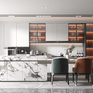 <span class=keywords><strong>Cuisine</strong></span> modulaire classique Lesso Home avec évier, robinet, tabouret coulissant, armoires de <span class=keywords><strong>cuisine</strong></span> intégrées modernes pour appartement - Product Image 1