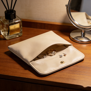 Coffret à bijoux de luxe en cuir PU <span class=keywords><strong>noir</strong></span> avec finition dorée - Étui de présentation haut de gamme pour bagues, colliers et bracelets en boutiques - Product Image 3