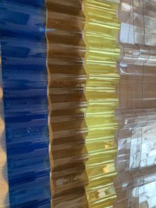 Lámina de plástico transparente para invernadero, láminas de policarbonato corrugado para techos, 0,8mm, 1mm - Product Image 3