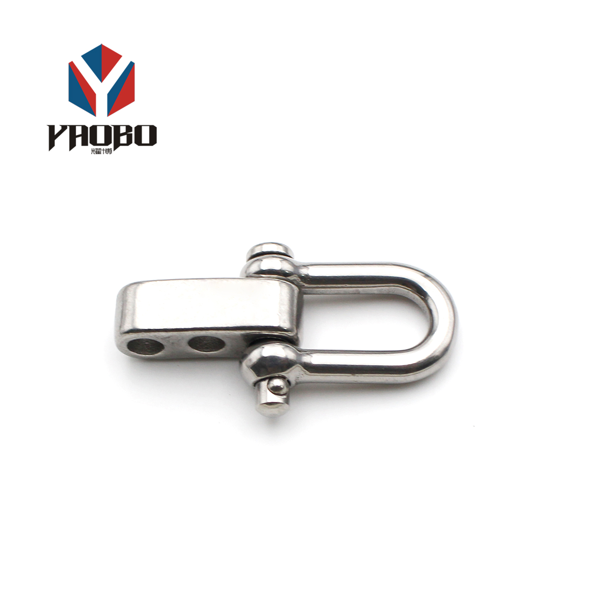 Модная высококачественная металлическая прямая Регулируемая D-образная Скоба из нержавеющей стали с отверстиями