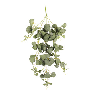 Feuilles d'eucalyptus artificielles Lickie, décoration murale, verdure ronde, décoration de la maison, décoration de mariage, fleurs en soie plastique réutilisables - Product Image 5