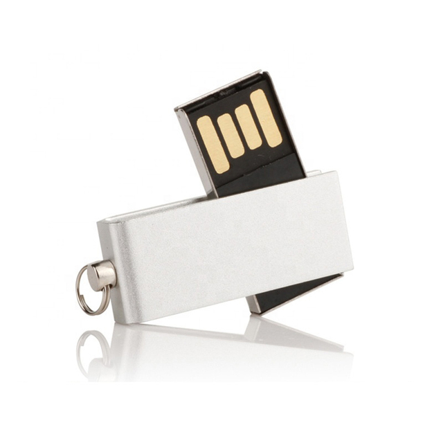 Cheap Promotion mini metal USB Flash Drive USB Pen Drive 64GB 8GB 16GB swivel twister memory usb 32gb