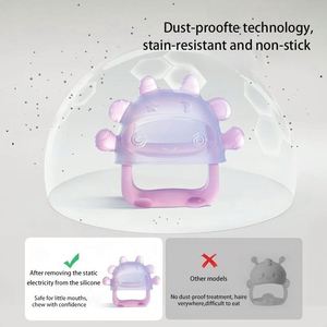 Mordedor de Silicona de Grado Alimenticio Personalizado, Juguete Suave con Forma de Oveja de Dibujos Animados, para Bebés Unisex Mayores de 3 Meses - Product Image 2