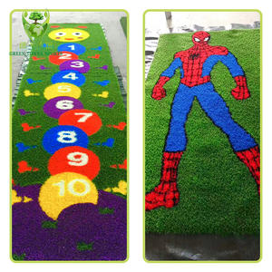 Venta Directa de Fábrica, Suelo para Parques Infantiles, Césped Artificial, Pista de Arcoíris para Jardín de Infancia, Escuela, Deportes - Product Image 5