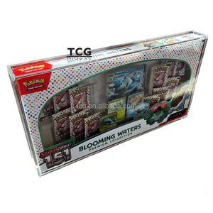 Boîte de collection TCG Premium avec protection UV transparente pour cartes Pokémon TCG Scarlet & Violet 151 Blooming Waters, en acrylique premium - Product Image 2