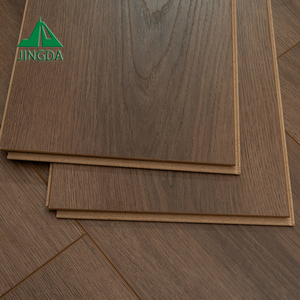 Plancher stratifié HDF 8mm 12mm à 4 côtés avec rainures en V et en U, bordure scellée à la cire, Piso Laminados - Product Image 1