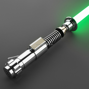 Sabre laser SABER Luke Skywalker, poignée noire, lame de 92 cm, couleurs infinies avec effets lumineux et sonores, fonction de verrouillage, flash, clash, duel - Product Image 1