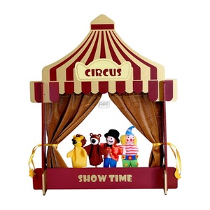 Rối Tay Thực Tế Rối Dễ Thương/Đồ Chơi Nhà Hát Rối Bằng Gỗ Di Động - Product Image 3