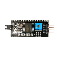 Carte adaptatrice d'interface IIC/I2C d'origine LCD1602/2004 PCF8574