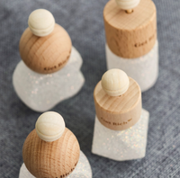 En stock, flacon en verre vide pour diffuseur d'huiles essentielles, finition pailletée, parfum DIY, recharge de parfum, aromathérapie liquide