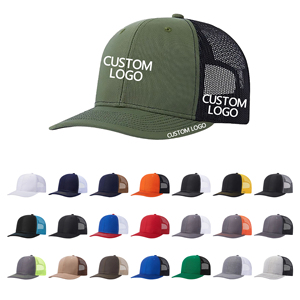 Collection de casquettes personnalisées avec logo : Casquette de baseball, Casquette trucker, Casquette snapback, Casquette 5 panneaux, Casquette de camping. Service d'usine OEM ODM tout-en-un, divers modèles. - Product Image 1