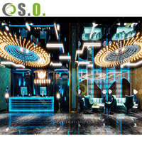 Mobilier moderne pour bar, discothèque, plage, VIP Décoration KTV Chaise Karaoké Box Room Lounge Furniture Night Club Interior Design
