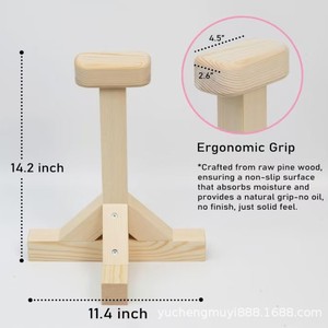 Soporte de Equilibrio Invertido de Madera, Rectangular, para Yoga, Unisex, Equipo de Ejercicio y Fitness - Product Image 5