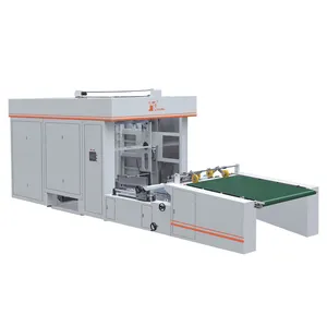 Wylong - Máquina automática de laminação de papel para laminados de papelão, prensa inteligente de papel para flauta de papelão