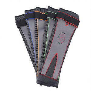 Genouillères de sport d'extérieur antidérapantes en nylon et spandex épais, soutien de genou pour la musculation et la force athlétique - Product Image 2