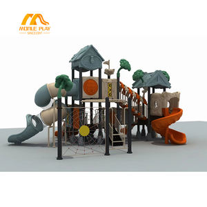 Çocuk okul öncesi oyun ekipmanı ve çocuklar anaokulu için plastik oyun alanı slayt oyunları - Product Image 2