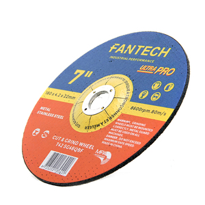 Disque <span class=keywords><strong>de</strong></span> meulage <span class=keywords><strong>de</strong></span> 7 pouces (180 mm) T27 à centre dépressionné pour l'acier inoxydable et le métal, meulage intensif - Product Image 3