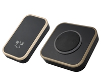 Aiben M488488-BG Smart Home Sonnette colorée clignotante avec 45 chansons Portée de 200 mètres Performances fortes de pénétration murale