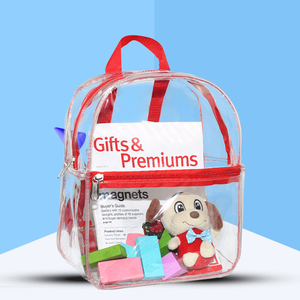 Túi Làm Việc Trong Suốt Bảo Mật Sân Vận Động <span class=keywords><strong>PVC</strong></span> Nhìn Xuyên Thấu Chắc Chắn Làm Theo Yêu Cầu Túi Ba Lô Đi Học Trong Suốt Du Lịch Cho Trẻ Em - Product Image 2