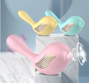 2021可爱鸟崖振动器性玩具成人用品10频率G运动阴蒂吸吮乳头振动器女性