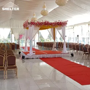 Barato casamento de vidro marquee tenda de luxo 100 pessoas