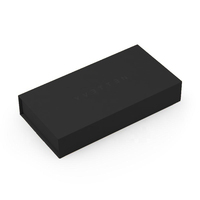Boîte cadeau magnétique rigide personnalisée, boîte dure de luxe non pliable avec insert pour cosmétiques, bijoux, montres, parfums, emballage haut de gamme