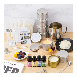 Luxury Candle Jar With Box Packaging Custom Logo For Scented Natural <b>Soy</b> <b>Wax</b> Promotion Sales Display Assortment - Product Image 2