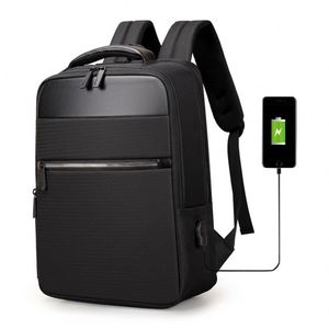Mochila para Portátil de 15.6 Pulgadas, Personalizada con Logotipo, al por Mayor, MOQ 1, Impermeable, Material Oxford PU, USB, para Viajes de Negocios - Product Image 2