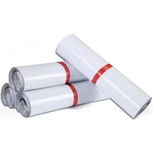 Transporte plástico Preto Branco Auto-adesivo Bulk Roll Package Mailing Pouch Parcel Mailer Bags Para Frete De Embalagem