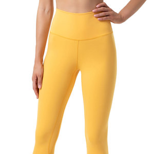 Leggings sur mesure taille haute pour femmes, longueur intégrale, doux, extensibles, respirants, pour yoga, matière personnalisée, nouveau style, toutes saisons - Product Image 5