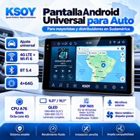 Radio KSOY-04 4 + 64G Android pemain ulang Radio Android 1DIN Para Coche Pantalla Android 9 Pulgadas