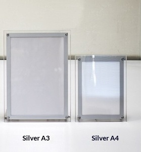 กล่องไฟคริสตัล A4, กล่องไฟเมนูแบบ <span class=keywords><strong>LED</strong></span>, ป้ายแสดงคำสั่งซื้อสำหรับเคาน์เตอร์บาร์, ป้ายแสดงราคาแบบตั้งพื้น, กล่องไฟอะคริลิค - Product Image 1