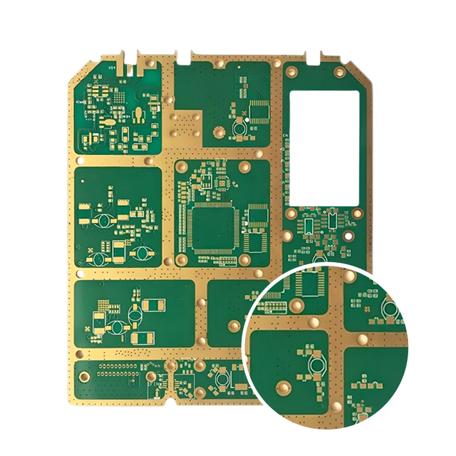 High Reliability Custom High Frequency Multilayer PCB 40 Layers HDI Technology-Impedance Control Fabrication for Aerospace Radar
