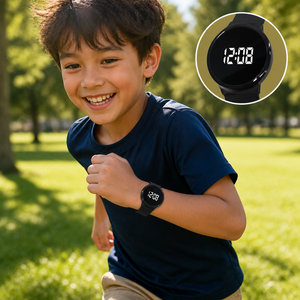 Nouvelle <span class=keywords><strong>montre</strong></span> numérique LED lumineuse de sport de plein air de luxe <span class=keywords><strong>pour</strong></span> adolescents, étudiants, enfants, unisexe - Product Image 2