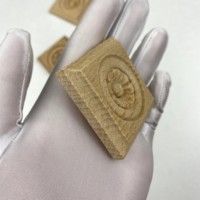 Appliques décoratives en bois sculpté pour murs, meubles et décoration intérieure, thème floral européen