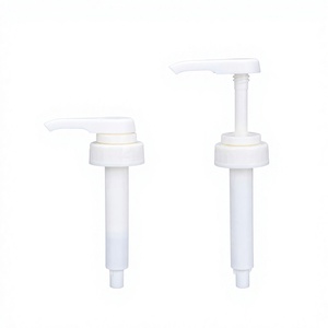 FUXI White Plastic <b>Pump</b> Head <b>Screw</b>-On Closure For Bottles Liquid Soap Dispenser Refillable Cosmetics Use - Product Image 1
