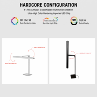 Lampe de bureau LED à commande tactile, pliable, en métal, design contemporain, anti-éblouissement, alimentation CA, CRI 95 élevé, écologique, pour étudiants et bureaux