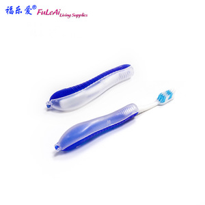 FuLeAi <b>Foldable</b> Travel Toothbrush Soft Bristles For Adults Portable Manual Toothbrush - Product Image 5